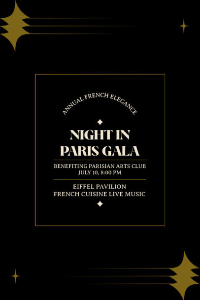Invitation Generator for an Annual Charity Gala Night