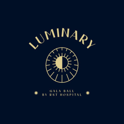 Elegant Logo Template for a Gala Ball Event 