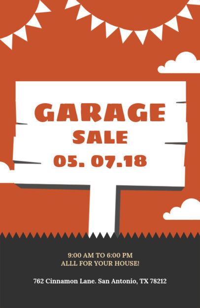 Yard Sale Flyer Maker 