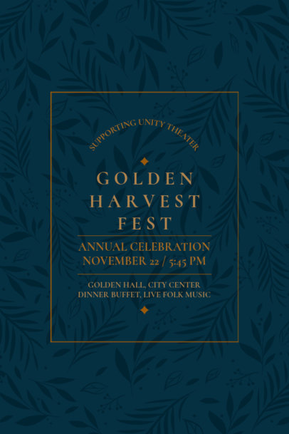 Invitation Maker for an Annual Gala Celebration to Support a Theater 6458i