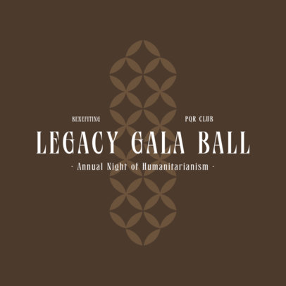 Online Logo Template for an Annual Fundraiser Gala Ball