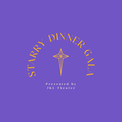 Logo Generator for a Dinner Gala Hosted by a Theater