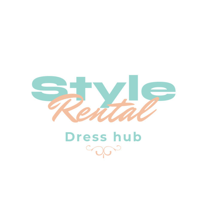 Placeit - Dress for Rent Service Logo Template Featuring a Heart-Shaped ...
