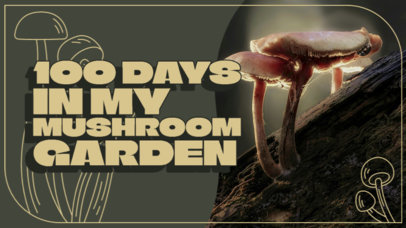 YouTube Thumbnail Maker for a Gardening-Themed Vlog