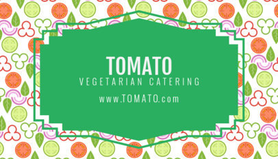 Vegetarian Business Card Maker