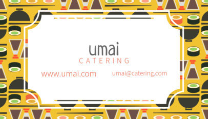 Sushi Business Card Maker