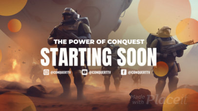 Helldivers 2-Inspired Twitch Screen Video Generator for Shooter Gamers