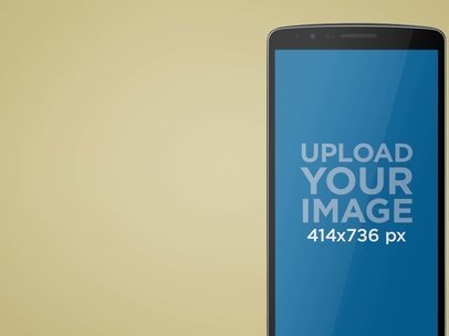 Android PNG Mockup of Cropped LG G3 With Different Backgrounds
