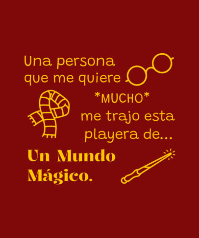 Ugly T-Shirt Design Generator with a Quote and Graphics Inspired by a Magician Movie 6477b