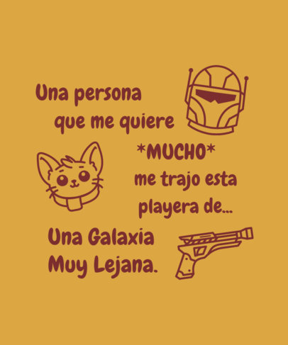 Ugly T-Shirt Design Maker with a Mexican Quote and Graphics for a Trip Souvenir 6477d