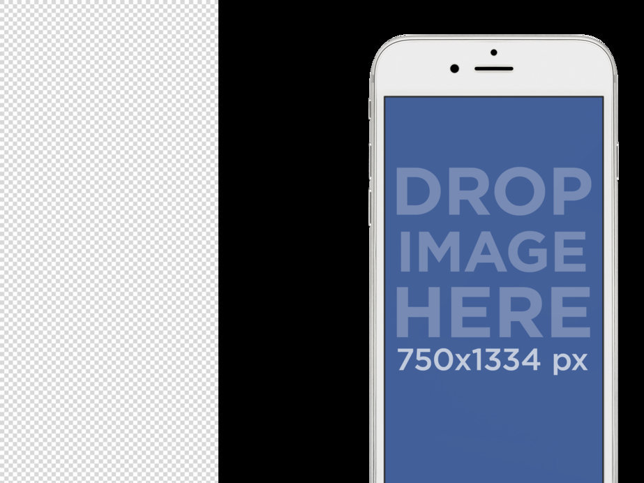 White iPhone Mockup Template With Different Background Options