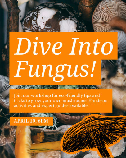 Instagram Post Creator with an Eco-Friendly Workshop Invitation 6470e