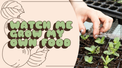 Gardening YouTube Thumbnail Maker for DIY Home Garden