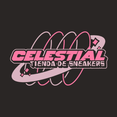 Online Logo Maker for a Sneakers Store Featuring a 00s-Inspired Aesthetic