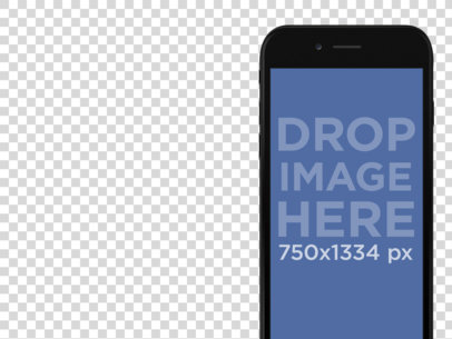 Black iPhone 6 Stock Photo PNG With Different Background Options