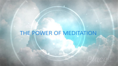 Intro Video Generator to Share About the Power of Meditation 1454c 8153