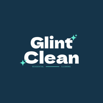 Online Logo Generator for a Residential Cleaning Service