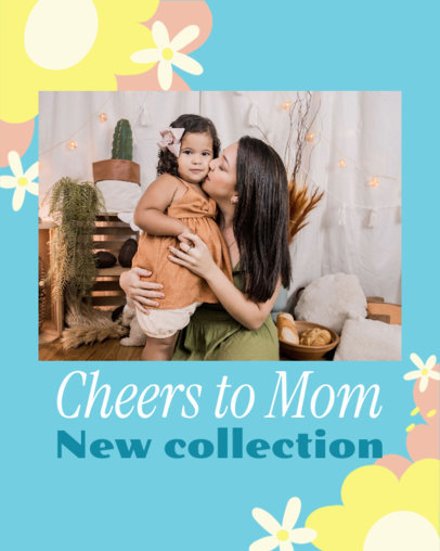 Seasonal Instagram Post Maker for a Mother's Day Promo