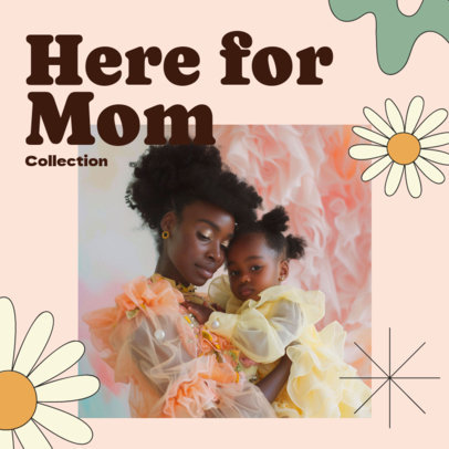 Promotional Instagram Post Generator Featuring a Mother's Day New Collection Ad 4395h-6502
