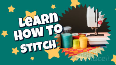 Intro Video Template Featuring a DIY Theme With AI-Created Graphics