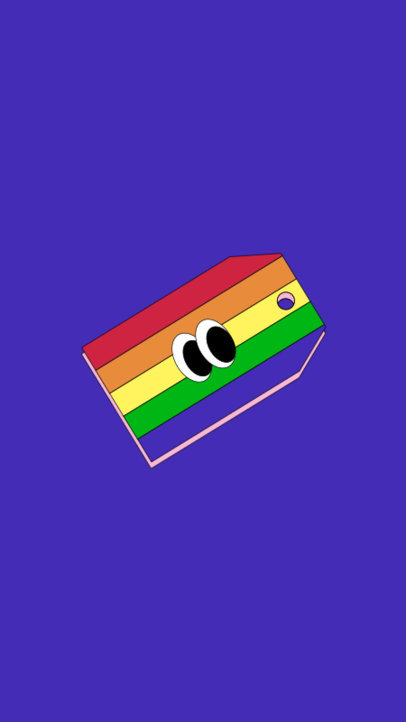 Instagram Highlight Cover Maker With a Pride Month-Themed Icon