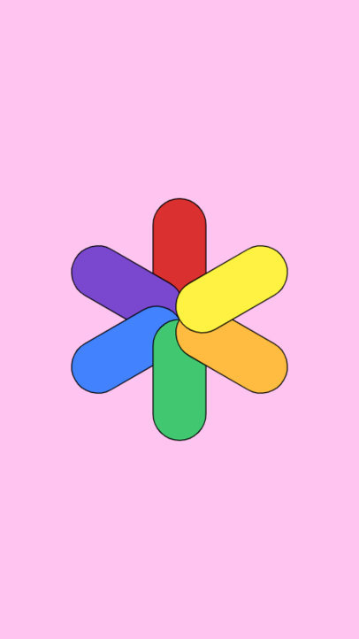 Instagram Highlight Cover Generator Featuring a Pride-Themed Flower Icon