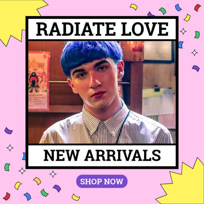 Instagram Post Generator for a Pride-Themed Collection Promo
