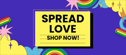 Facebook Cover Maker for a Pride Month Collection Campaign