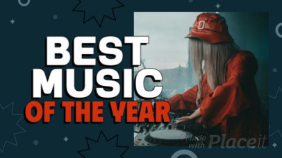 Intro Video Creator for a Yearly Best Music Ranking Vlog with Animated Graphics