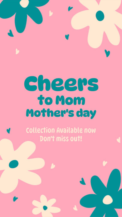 Instagram Story Maker Featuring a Mother's Day-Themed Campaign 6110g-6500