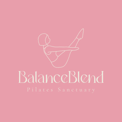 Fitness Logo Creator for a Pilates Center