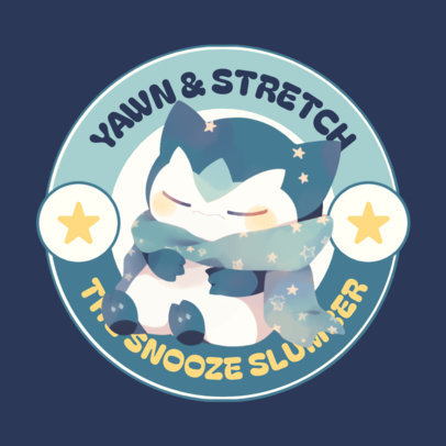 AI-Generated Sticker Design Creator With a Pokemon-Inspired Illustration ED-6949f