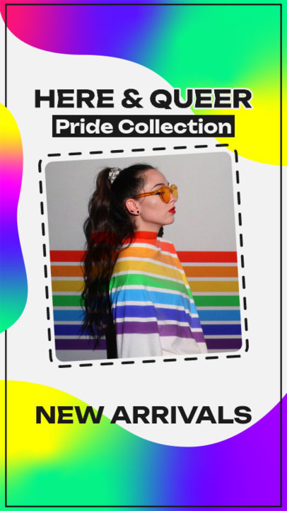 Instagram Story Maker to Promote an LGBT and Pride Collection