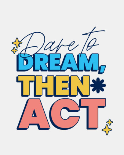 Instagram Post Maker Featuring a Positive Mental Health Quote