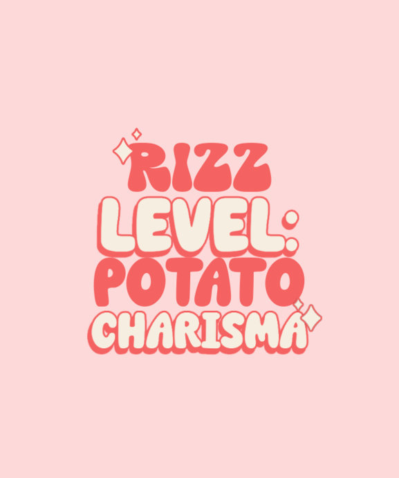 Placeit - Gen Z Slang T-Shirt Design Maker Featuring a Rizz Quote