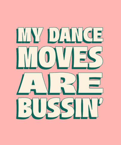 Typography T-Shirt Design Generator With a Gen Z Slang Quote