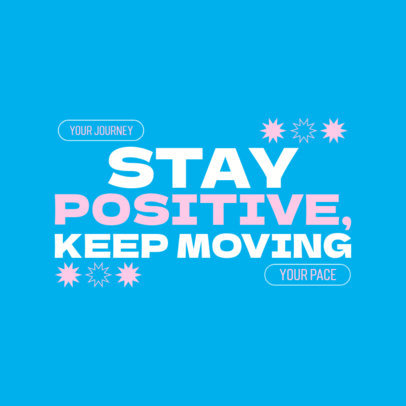 Mental Health Awareness-Themed Instagram Post Creator with a Positive Phrase