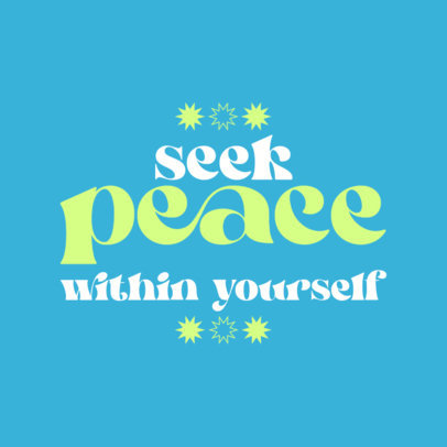 Instagram Post Generator with a Positive Phrase for Mental Health Awareness Week