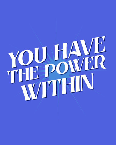 Inspirational Instagram Post Maker Featuring a Powerful Message