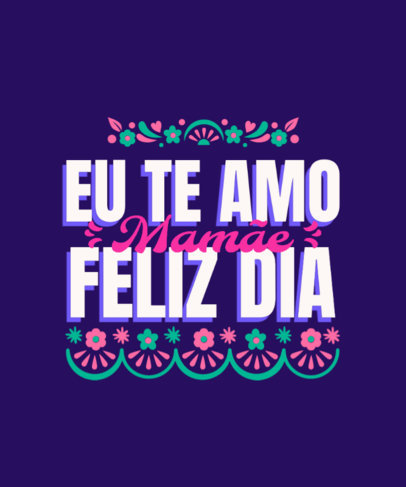 Mother's Day T-Shirt Design Generator to Celebrate Latin Moms
