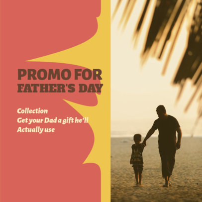 Instagram Post Creator for a Father's Day Promo Campaign 5190a-6504