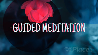 Self-Care Intro Video Generator Featuring a Meditation Session