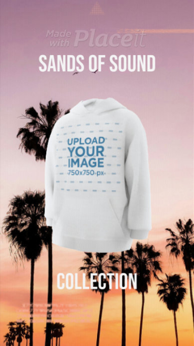 New Merch Video Featuring a Hoodie for a Music Festival
