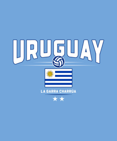 T-Shirt Design Creator for a National Soccer Team Featuring a Ball Icon