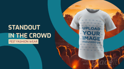 T-Shirt Video for a Music Festival Fashion Collection Ad