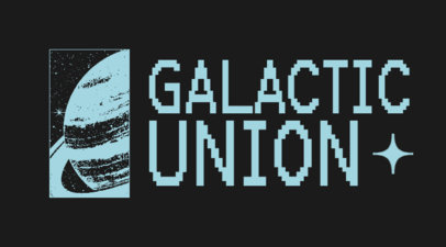 Sleeve Design Maker with a Planet and a Pixel-Style Font 6526