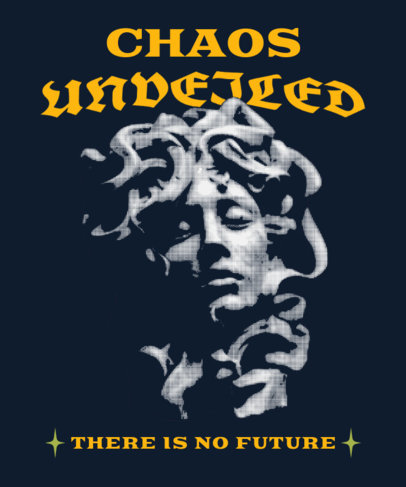 T-Shirt Design Creator With a Streetwear Style and a Brutalism Aesthetic