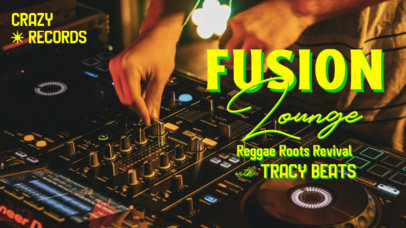 YouTube Thumbnail Generator for a DJ's Reggae Set ed6979a