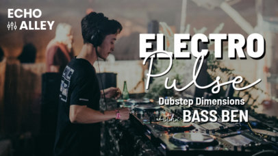YouTube Thumbnail Template for a DJ Electronic Set ed6979c