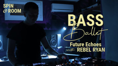 YouTube Thumbnail Design Maker for a DJ's Session ed6979h